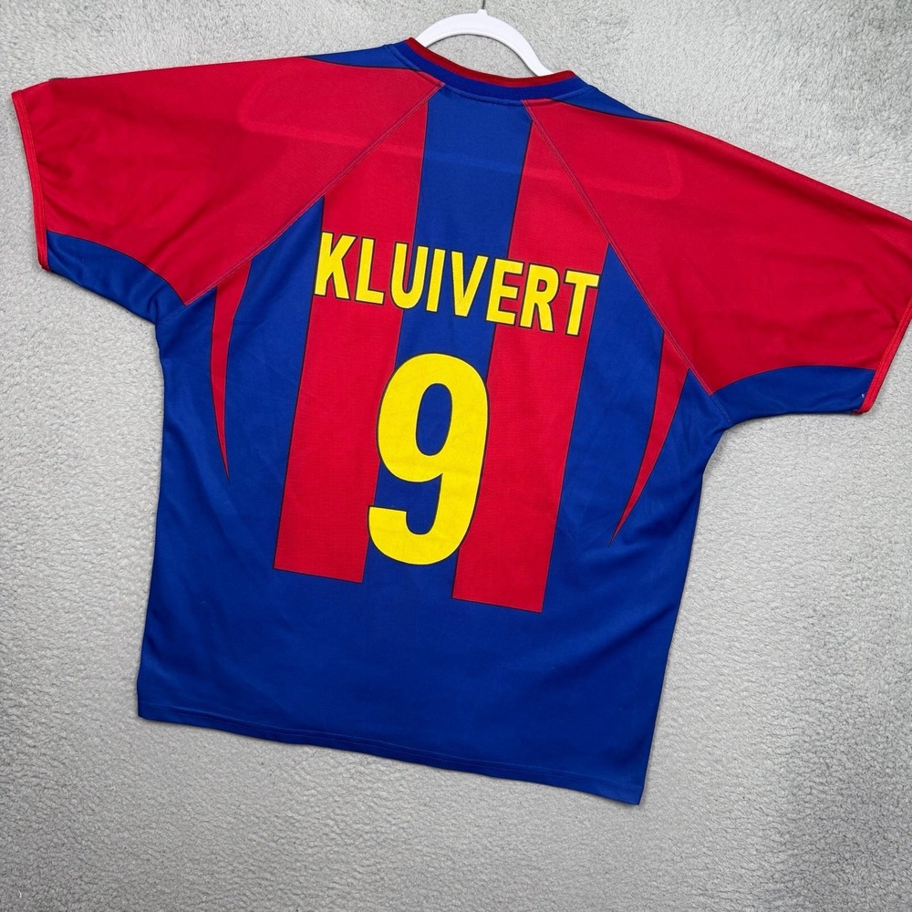 Vintage FC Barcelona Patrick Kluivert Home Jersey